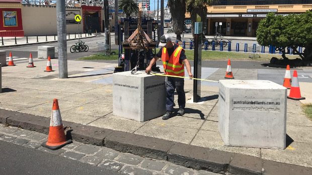 We helped Luna Park determine where the event bollards should go to counter in pedestrian traffic and traffic flow.